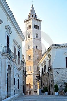 Architecture in the old town of Trani