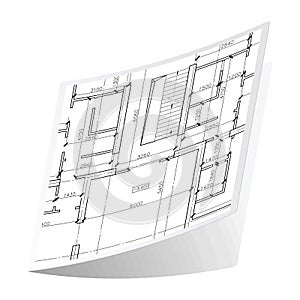 Architecture plan sticker 2