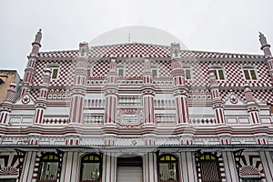 Architecture of Red mosque in Kandy city