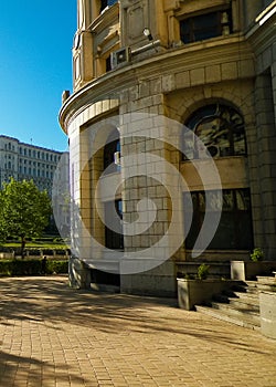 Architecture of residental area in Bucharest