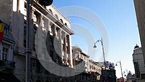 Architecture of residental area in Bucharest