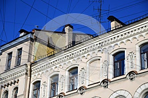 Architecture of Saint-Petersburg, Russia. Mayakovskogo street photo