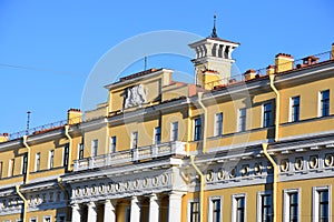 Architecture of Saint Petersburg, Russia. Yusupov palace