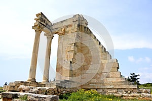 Architecture from the sanctuary of Apollon Hylates