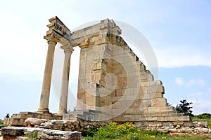 Architecture from the sanctuary of Apollon Hylates