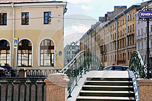 Architecture of Sankt-Peterburg city