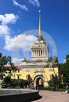 Architecture of Sankt-Peterburg city