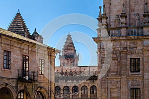 Architecture in Santiago de Compostela, Spain