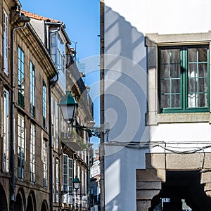 Architecture in Santiago de Compostela, Spain