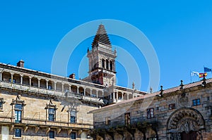 Architecture in Santiago de Compostela, Spain