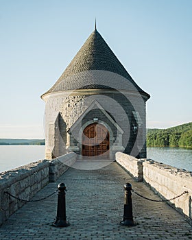 Architecture at Saville Dam, Barkhamsted, Connecticut