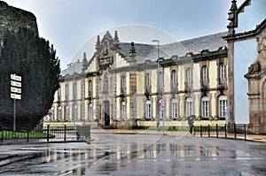 The architecture of the Spanish city of Lugo