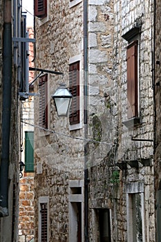 Architecture in Stari Grad, Hvar, Croatia