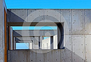 Architecture structure of the Salk Institute