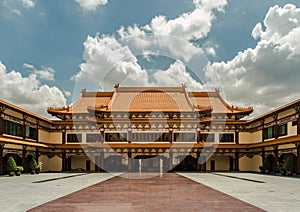 Architecture of Taiwanese temple-style at Fo Guang San Temple