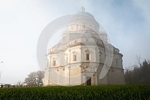 Architecture of Temple La Consolazione, Todi, Umbria photo