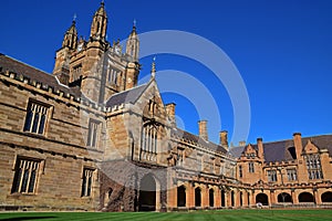 The main building landmark Quadrangle of The University of Sydney photo