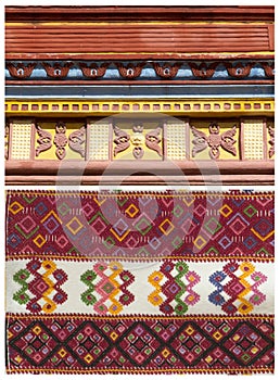 Architecture and textile from Chiapas