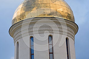 Architecture of Trinity Sergius Lavra in Sergyev Posad, Russia