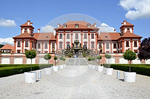 Architecture from Troja chateau