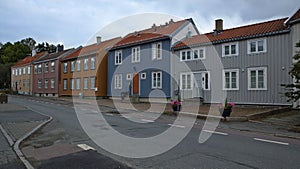 Architecture in Trondheim in Trondelag County, Norway photo