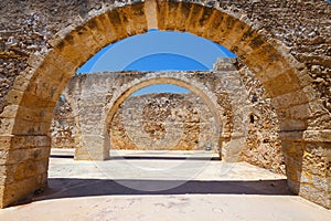 Architecture of Venetian fortress Fortezza in Rethymno on Crete, Greece