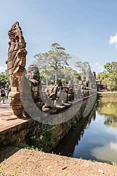 Architectures in Angkor Wat Vishnu Temple