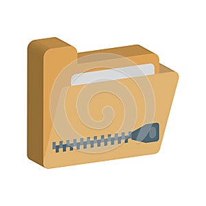 Archive file Color Vector Icon which can easily modify or edit