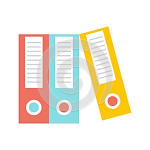 Archive folders Color Vector Icon which can easily modify or edit