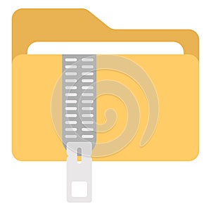 Archives, compressed folder Color Vector icon which can easily modify or edit