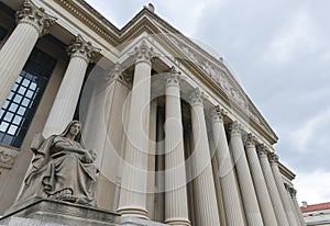 Archives of the United States Building in Washington DC