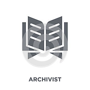 Archivist icon from Museum collection. photo