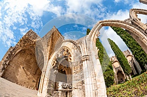 Archs at Bellapais Abbey. Kyrenia. Cyprus