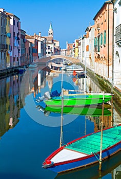 The archtectures and the maritime life of Chioggia