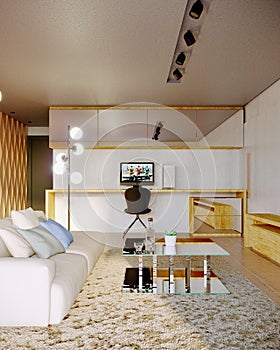 CGI - Hotday living room 3 photo