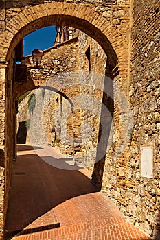 An archway.