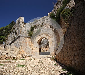 Archway at Ayios Georgios Castle