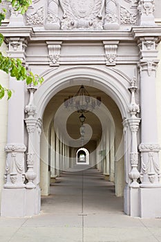 Archway with beautiful columns