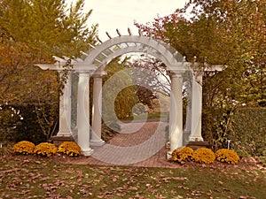 Archway in Fall