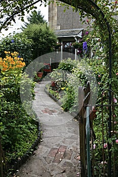 Archway into the garden