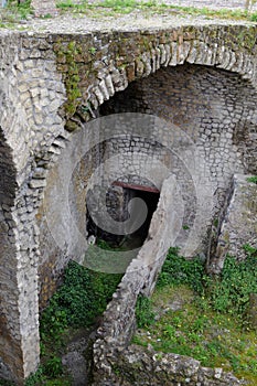 Archway, Herculaneum Archaeological Site, Campania, Italy photo