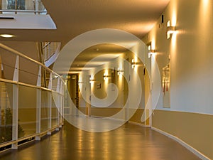 Archway in a modern urban building