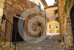 Archway in Montefioralle  Tuscany