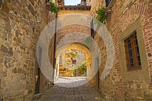 Archway in Montefioralle, Tuscany