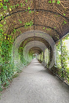 Archway in Privy Garden, Schonbrunn Palace