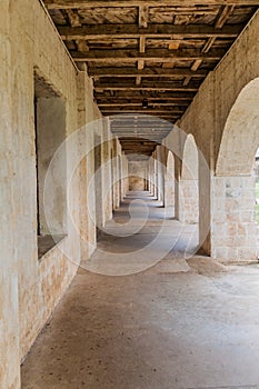 Archway at San Isidro Labrador Convent on Siquijor island, Philippine