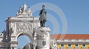 Arco da Rua Augusta at Praca do Comercio photo