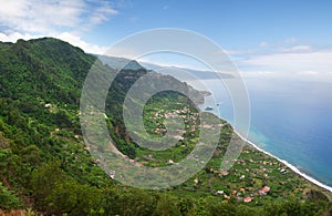 Arco de Sao Jorge, Madeira northern coastline photo