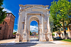 Arco dei Gavi famous historic landmark in Verona photo