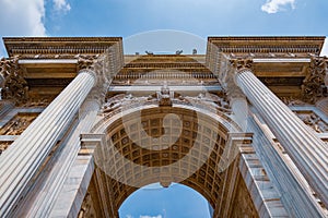 Arco della Pace, historical monument of the city of Milan